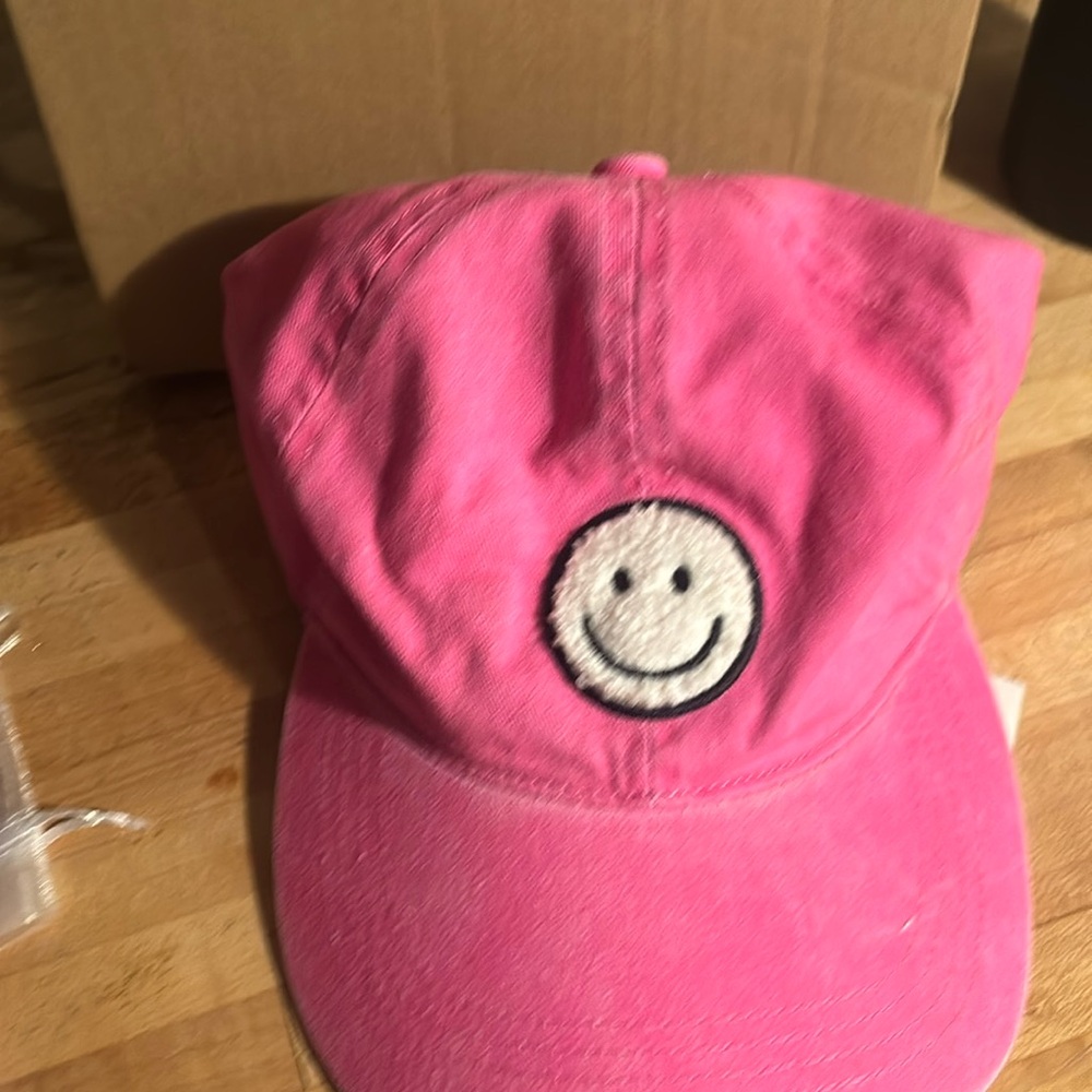 Pink baseball cap